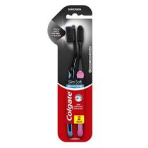 Escova Dental Colgate Slim Soft Black 2 Unidades Escova Dental Colgate Slim Soft Black 2 Unidades