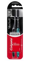 Escova Dental Colgate Slim Soft Black 2 Unidades