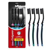 Escova Dental Colgate Slim Soft Black 4 Unidades Escova Dental Colgate Slim Soft Black 4 Unidades