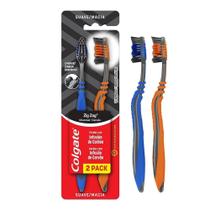 Escova Dental Colgate Zig Zag Carvão Embalagem 2 Unidades