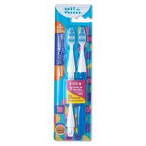 Escova Dental Com 2 Refil De Cabeça Cerdas Macias Klin