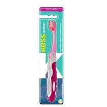 Escova Dental Compact Plus Macia Rosa - Kess