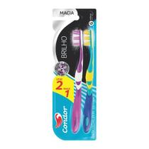 Escova Dental Condor Brilho Macia Com 2un