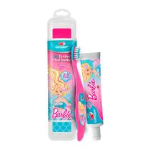 Escova Dental Condor Infantil 2 A 5 Anos + Creme Dental Barbie Estojo