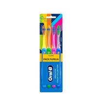 Escova Dental Cores sortidas Oral-B - 4 Uni Escova Dental Cores sortidas Oral-B - 4 Uni