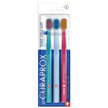 Escova Dental Curaprox Ultra Soft 5460 Com 3 Unidades