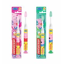 Escova Dental Dentalclean Infantil Peppa Pig Timer Light Macia Escova Dental Dentalclean Infantil Peppa Pig Timer Light Macia