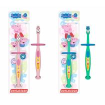 Escova Dental Dentalclean Infantil PRM Baby Peppa Pig C/Stopper 0 A 2 Anos Extramacia Escova Dental Dentalclean Infantil PRM Baby Peppa Pig C/Stopper 0 A 2 Anos Extramacia