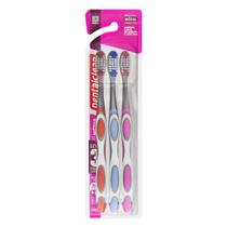 Escova Dental Dentalclean Metallic Plus Adulto Média L3 P2