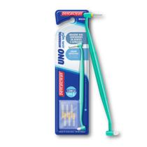 Escova Dental Dentalclean: Uno + Refil Inter 0.5 Cilindrica