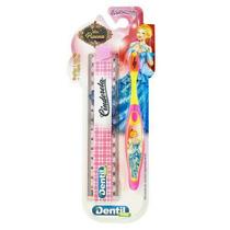 Escova Dental Dentil Kids Cinderela com Régua 2 a 5 anos