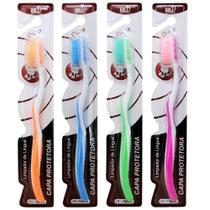 Escova dental dura com protetor de cerda colors craft - OM UTILIDADES Escova dental dura com protetor de cerda colors craft - OM UTILIDADES