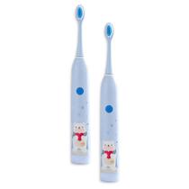 Escova Dental Eletrica Infantil Kit 2 Uni Recarregavel 6 Velocidades Lingua Gengiva Higiene Oral Profunda Limpeza Bucal Escova Dental Eletrica Infantil Kit 2 Uni Recarregavel 6 Velocidades Lingua Gengiva Higiene Oral Profunda Limpeza Bucal