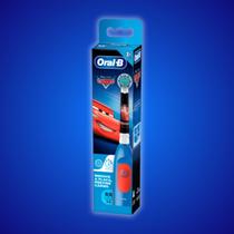 Escova Dental Elétrica Infantil Pilha Disney Pixar Carros Oral B