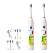 Escova Dental Eletrica Kit 2 Uni Recarregavel Limpeza Gengiva Oral 6 Velocidades Lingua Higiene Bucal Profunda Saude Escova Dental Eletrica Kit 2 Uni Recarregavel Limpeza Gengiva Oral 6 Velocidades Lingua Higiene Bucal Profunda Saude