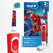 Escova Dental Elétrica Vitality Infantil Homem Aranha Oral-b