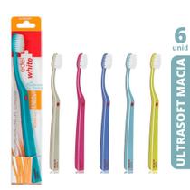 Escova Dental Flosserbrush Edel White UltraSoft 6 unidades Escova Dental Flosserbrush Edel White UltraSoft 6 unidades