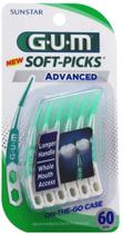 Escova Dental GUM Soft-Picks Advanced 60 Unidades Pacote com 2