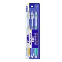 Escova dental hillo adulto classic c/ 3 und