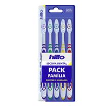 Escova dental hillo adulto classic c/ 5 und