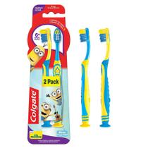 Escova Dental Infantil Colgate Smiles 2 Unidades + 6 Anos Minions