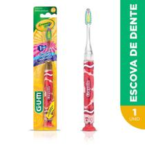 Escova Dental Infantil Com Led Crayola GUM 1 unidade