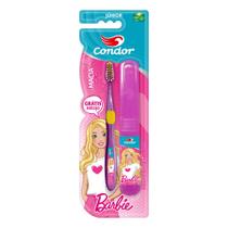 Escova Dental Infantil Condor Barbie com Estojo Protetor