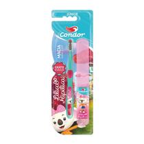 Escova Dental Infantil Condor Lilica Ripilica Júnior Macia Cores Sortidas com 1 Unidade + Estojo Protetor Escova Dental Infantil Condor Lilica Ripilica Júnior Macia Cores Sortidas com 1 Unidade + Estojo Protetor