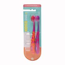 Escova Dental Infantil Kess Steps 2 Cores Sortidas com 2 Unidades Escova Dental Infantil Kess Steps 2 Cores Sortidas com 2 Unidades
