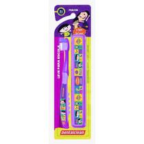 Escova Dental Infantil Luna Escolar Roxo - Dentalclean