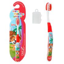 Escova Dental Infantil Macia e Lúdica "Meus Melhores Amigos" Com Capa Protetora (1 Und) - YA Variedades Escova Dental Infantil Macia e Lúdica "Meus Melhores Amigos" Com Capa Protetora (1 Und) - YA Variedades