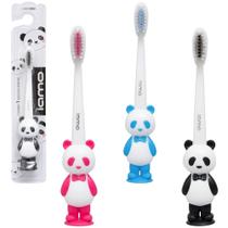 Escova dental infantil macia panda iamo