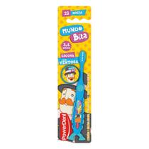 Escova Dental Infantil Macia Powerdent Mundo Bita 2 a 5 Anos