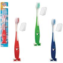 Escova Dental Infantil Macia Protetor Cerda Colors Pop Dente - Climaco