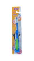 Escova Dental Infantil Macia Protetor Cerda Dino Colors Blu - BLU