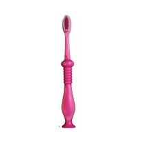 Escova Dental Infantil Macia Rosa Com Capa e Ventosa +3 Anos Dino Green - Green Dental Escova Dental Infantil Macia Rosa Com Capa e Ventosa +3 Anos Dino Green - Green Dental