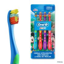Escova Dental Infantil Mickey Oral-B 4 unidades Escova Dental Infantil Mickey Oral-B 4 unidades