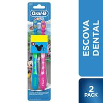 Escova Dental Infantil Oral-B Mickey 2 Unidades - Oral -b