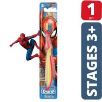 Escova Dental Infantil OralB Stages 3+ Homem Aranha