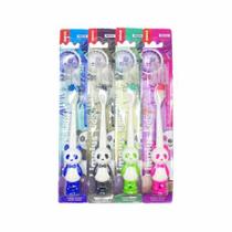 Escova Dental Infantil Panda Color - cores variadas