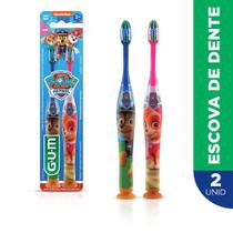 Escova Dental Infantil Patrulha Canina GUM 2 unidades