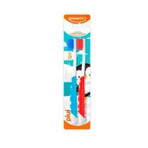 Escova Dental Infantil Powerdent Piuí Cerdas Extra Macias 2 Unidades