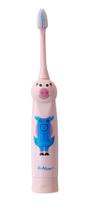 Escova dental infantil rosa porco techline
