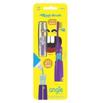 Escova Dental Infantil Roxa Extra-Macia Magic Brush Angie Escova Dental Infantil Roxa Extra-Macia Magic Brush Angie