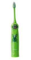 Escova dental infantil verde - sapo techline