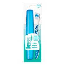 Escova Dental Kess Perfect Macia com Porta Escova Cores Sortidas 1 Unidade Escova Dental Kess Perfect Macia com Porta Escova Cores Sortidas 1 Unidade
