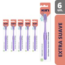 Escova Dental KIN Cerdas Extra Suave 6 unidades
