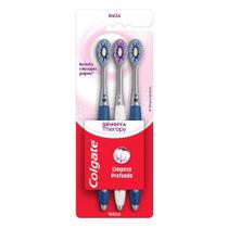 Escova Dental Macia Colgate Gengiva Therapy 3 Unidades Escova Dental Macia Colgate Gengiva Therapy 3 Unidades