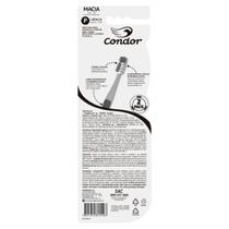 Escova Dental Macia com Limpador de Língua Hot Wheels Condor Júnior Cabeça P 2 Unidades