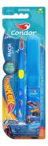 Escova Dental Macia Hot Wheels Condor Júnior Cabeça P Grátis Estojo Protetor Escova Dental Macia Hot Wheels Condor Júnior Cabeça P Grátis Estojo Protetor